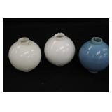 Milk Glass Lightning Rod Balls