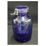 Cobalt Blue Mill's Bakery Jar