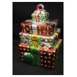 Cresco China Christmas Present Cookie Jar