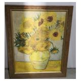 Reproduction Print "Sunflowers"