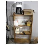 44" Shelf, Small Appliances, Glassware, Etc.