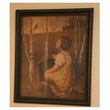 Framed Print by Simon Glucklich "Spring Song"