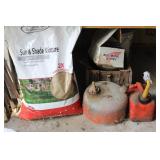 Fuel Cans, Lawn Seed, & Misc. Hardware