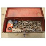 Toolbox Full of Drill Bits