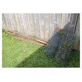Partial Rolls of Chicken Wire & Fence Posts