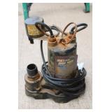 Cast Iron 1/3 HP Submersible Sump Pump