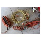 Multiple Extension Cords & Trouble Light