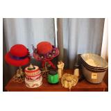 Hats, Totes & Tins