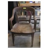 Antique Oak Desk Chair
