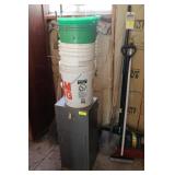 Buckets & Metal Cabinet
