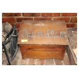 Pine Wood Kindling Box