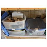 3 Storage Tubs of Misc. Fishing Supplies