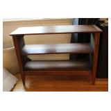 2-Shelf Wood Bookcase