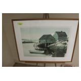 32" x 25" Framed Lithograph Print