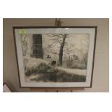 32" x 26" Gregg Murray Quail Print