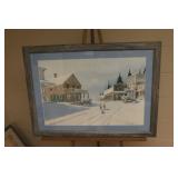 28.5" x 21" John Hale Winter Scene Print