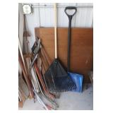 Bow Saws, Rake, & Snow Shovel