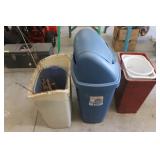 Waste Baskets & Ice Fishing Poles