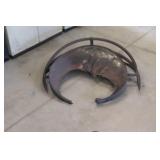 29" Metal Hanging Moon Ornament