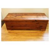 Cedar Chest & Blankets & Butterflies