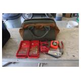 Tool Tote & Electrical Tester, Drill Bits, Etc.
