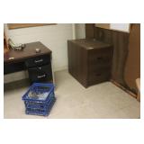 2-Drawer Pressed Wood File Cabinet