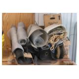 Partial Rolls of Screen, Rope, & Wiring