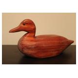 Handcarved Wooden Duck Decoy