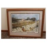 Signed Les. C. Kouba "Ringnecks After Gravel"
