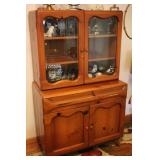 Sculptured Pine Hutch