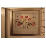 Framed Floral Picture