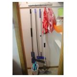 Aprons, Mop Handles, Garbage Pan