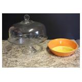 Cake Plate & Chip/Dip Tray