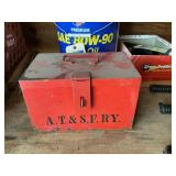 A.T. & S.F. RR Flare Box