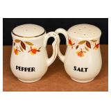 Hall Jewel Tea Autumn Leaf Salt & Pepper