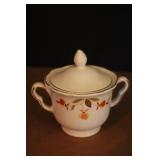 Hall Jewel Tea Autumn Leaf Sugar Bowl