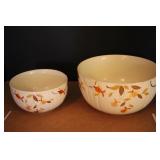 Hall Jewel Tea Autumn Leaf Serving Bowls