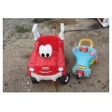Little Tykes Fire Engine & Toddler Push Behind