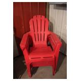 Poly Adirondak chairs