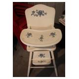 Painted High Chair