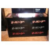 Painted Wood 6 Drawer Dresser