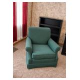 Roll-Arm Upholstered Armchair