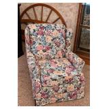 Roll-Arm Upholstered Armchair