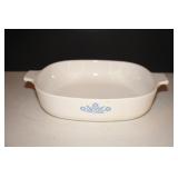 9" CorningWare Corn Flower Pattern Casserole Dish