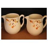 Hall Jewel Tea Autumn Leaf Pitchers