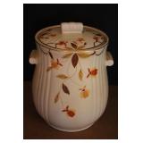 Hall Jewel Tea Autumn Leaf Rayed Cookie Jar