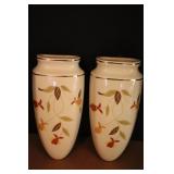Hall Jewel Tea Autumn Leaf Wall Pockets