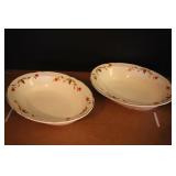 Hall Jewel Tea Autumn Leaf Serving Bowls