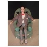 Vintage Pee-Wee Herman Action Figure w/ Chairry