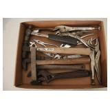 Ball-Peen Hammers, Vise Grips, Pliers.